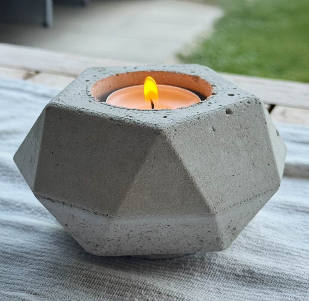 Form für Beton Teelicht Kerze