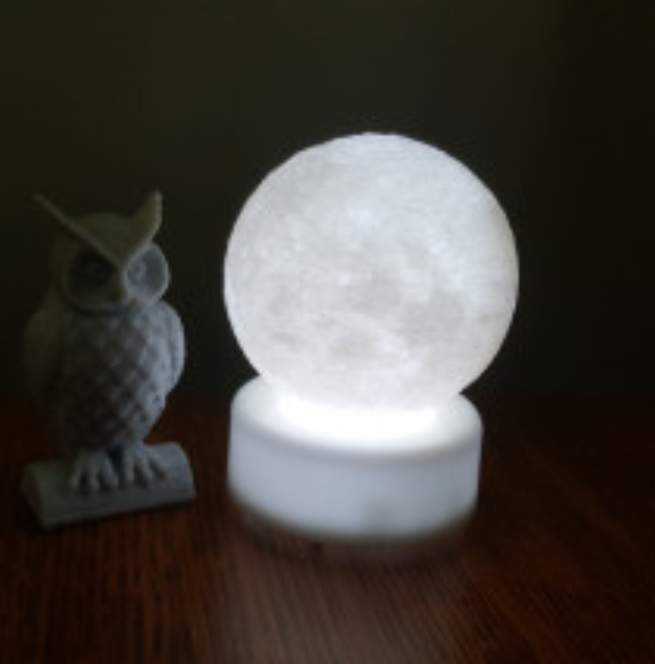 Mine moon lamp. ( 6 inches )