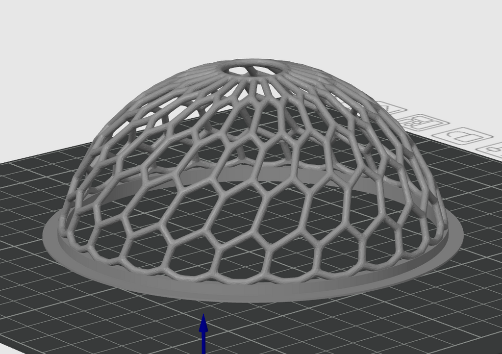 Aquarium Moss Dome Plant Holder (easier to print)