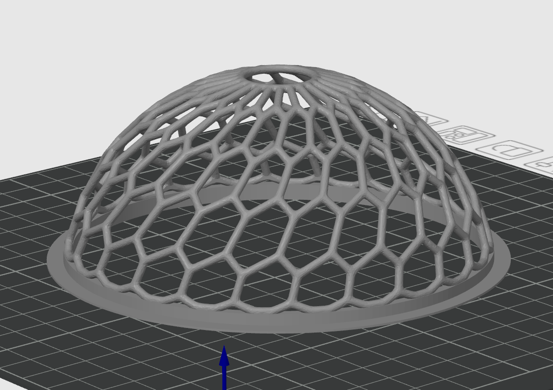 Aquarium Moss Dome Plant Holder (easier to print)