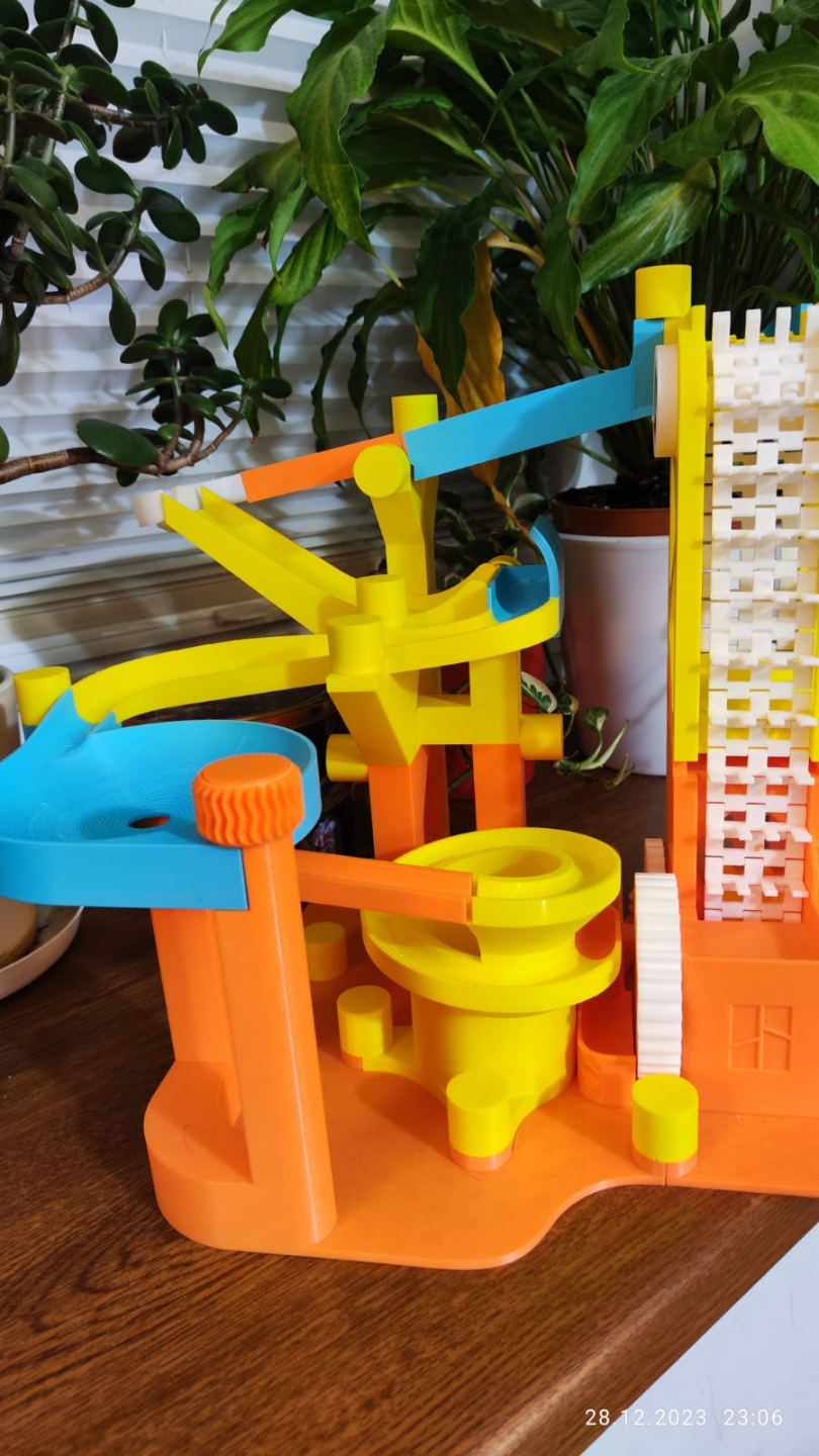 Fidget Connection Secure Cap for Marble Run Kit