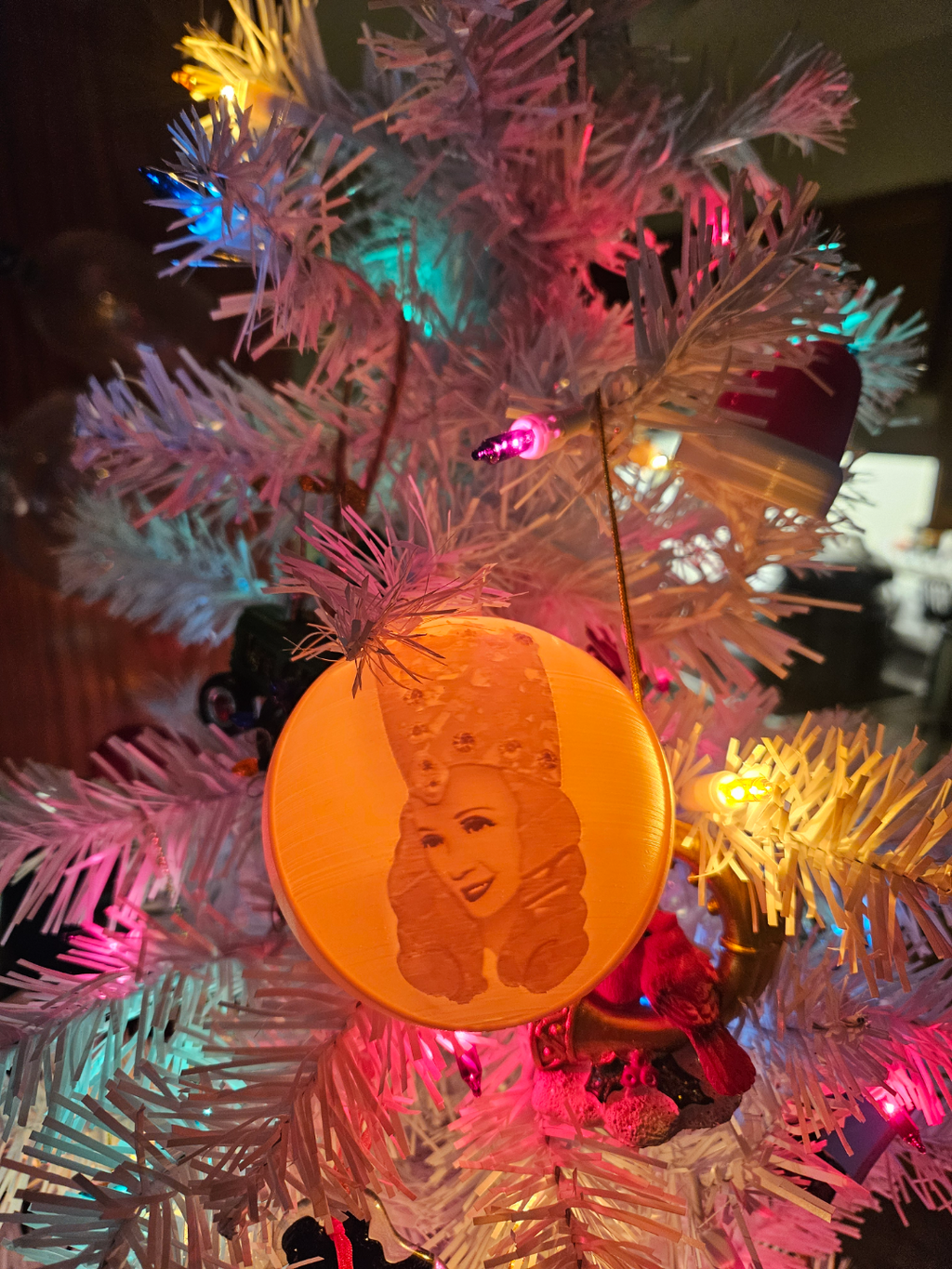 Glinda/wicked Lithophane Ornament