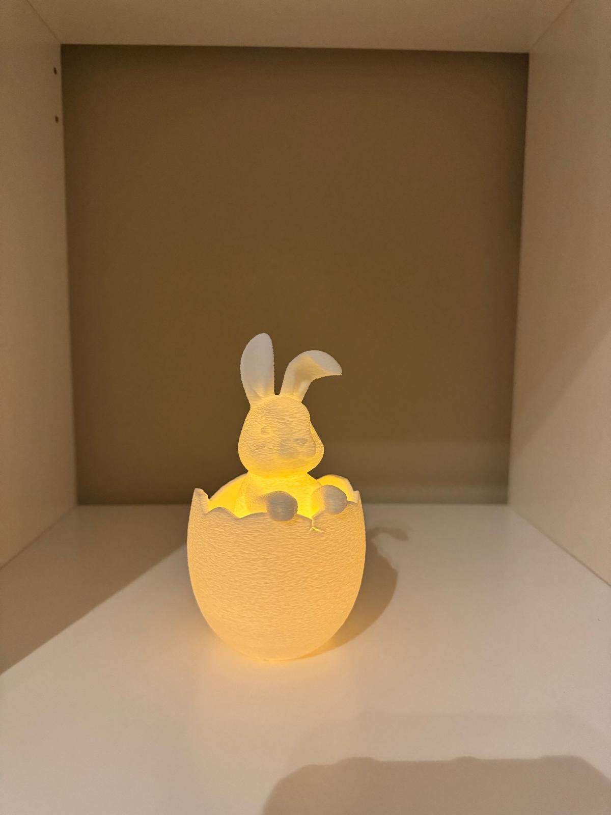 Hase im Ei LED Tea Light