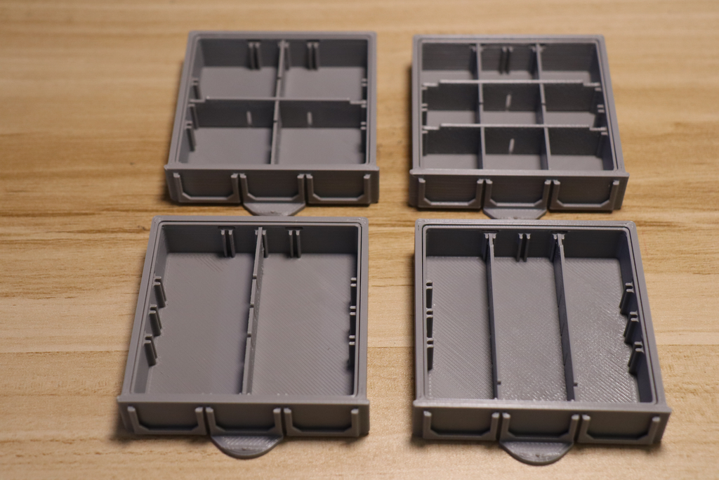 Inner Sell of the Resistor Box 自定义收纳盒内壳Mini