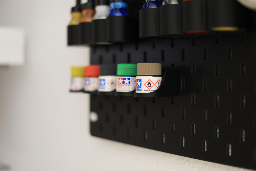 Tamiya 10 ml Acrylics Holder for Ikea Skadis Board