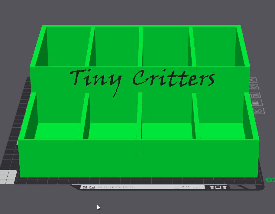 Lower Profile tiny animal holder