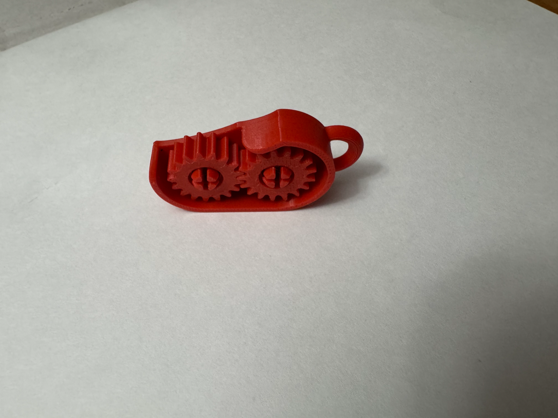 Fidget gear keychain (easy assembly) *26min print*