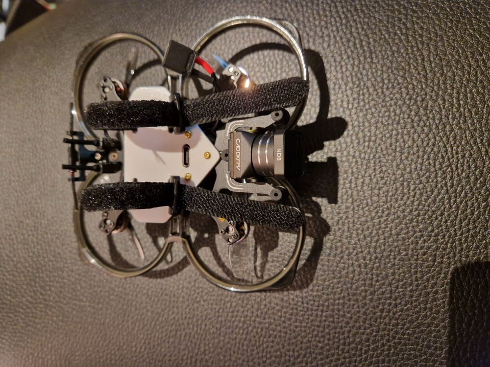 FlyLens 85 battery holder (two straps)