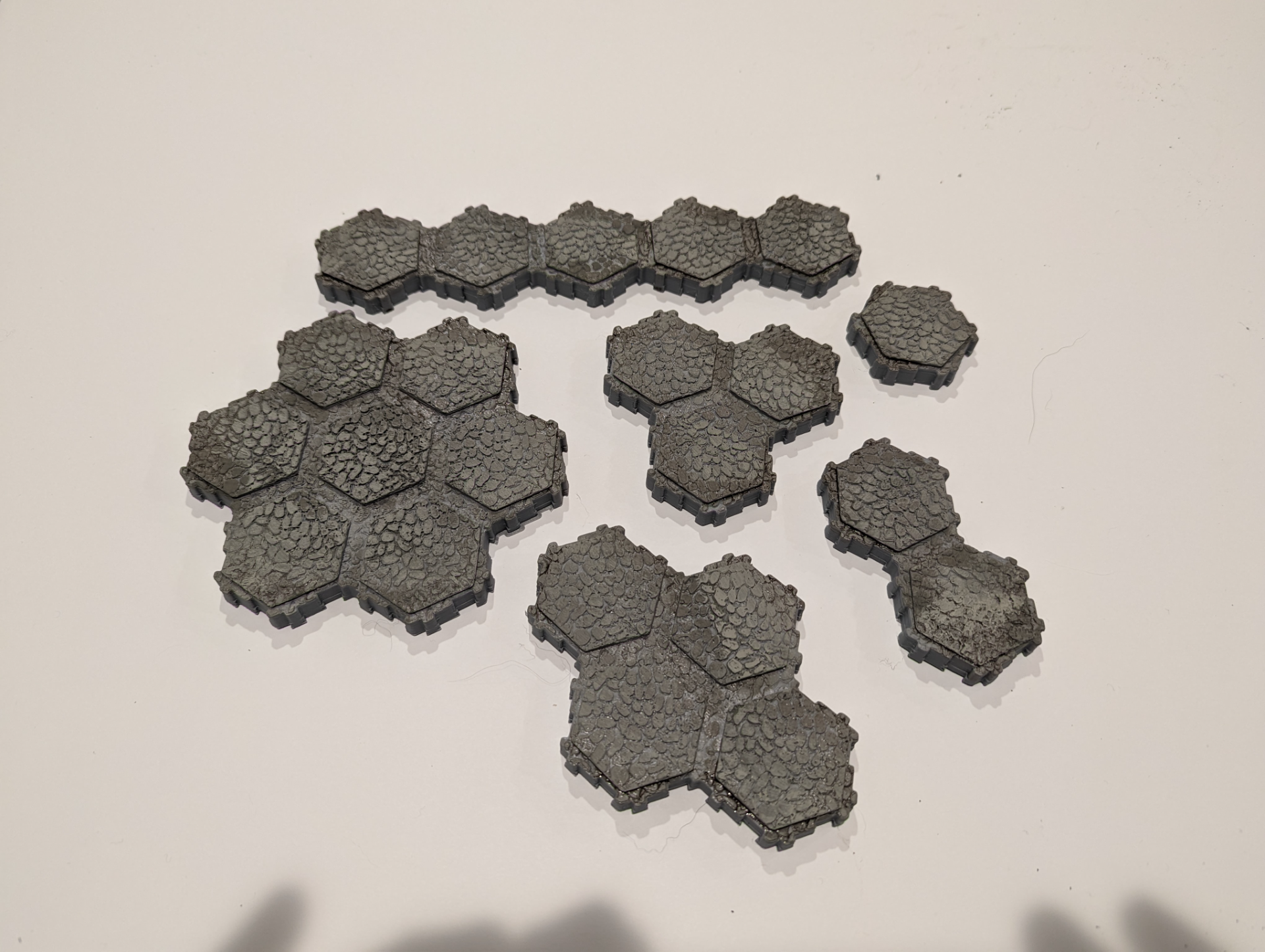 Stone Hex Style Terrain for Table Top RPG and Miniature War Gamming