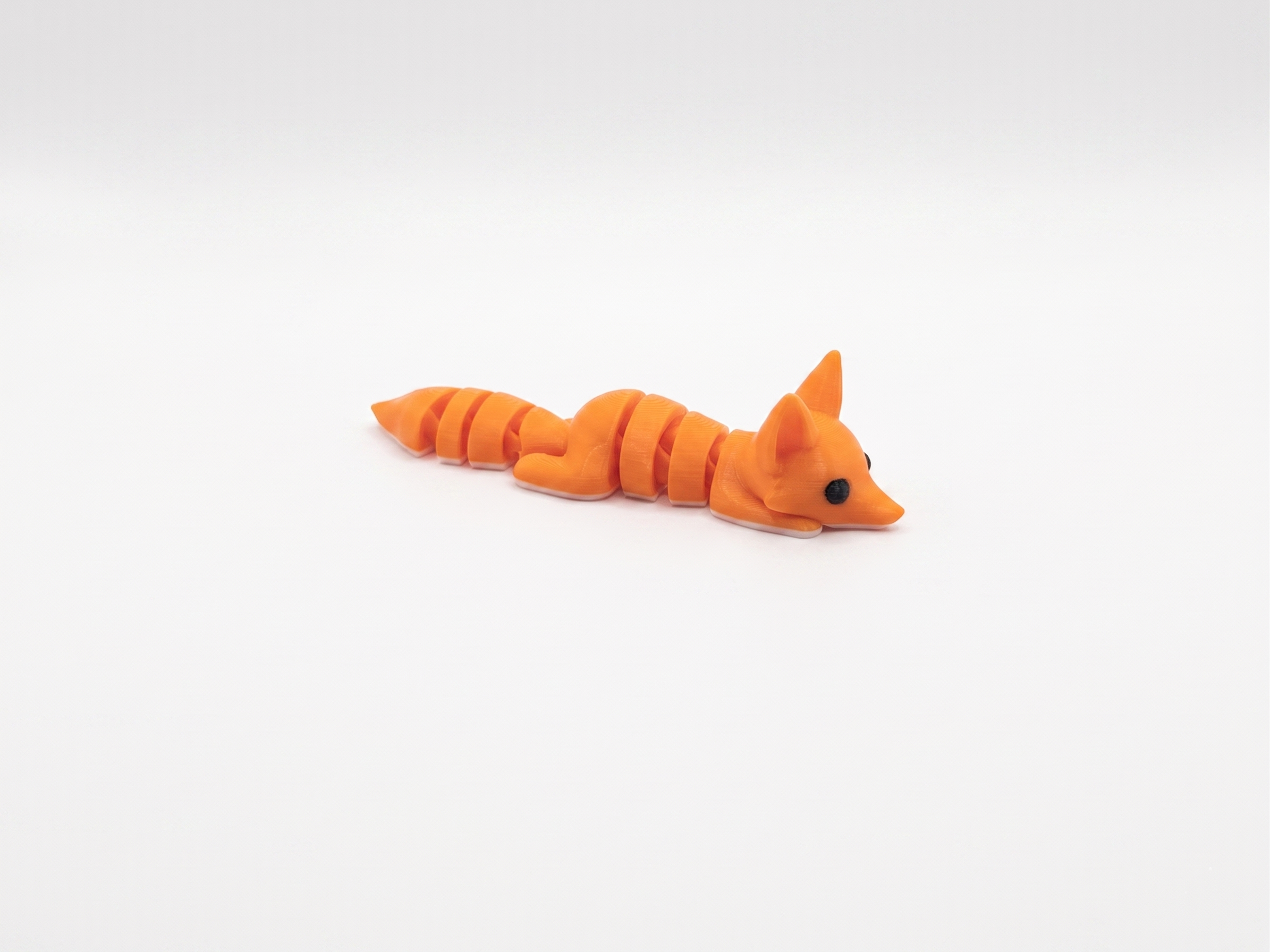 Cute Flexi Fox + Keychain