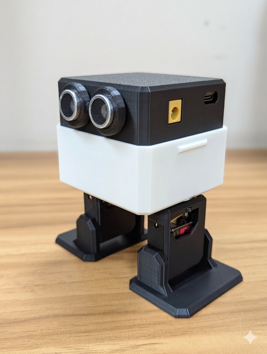 Otto+ using Keyestudio ESP32 Plus & 18650 Battery