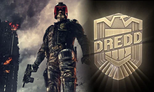 Judge Dredd badge 2012 movie badge