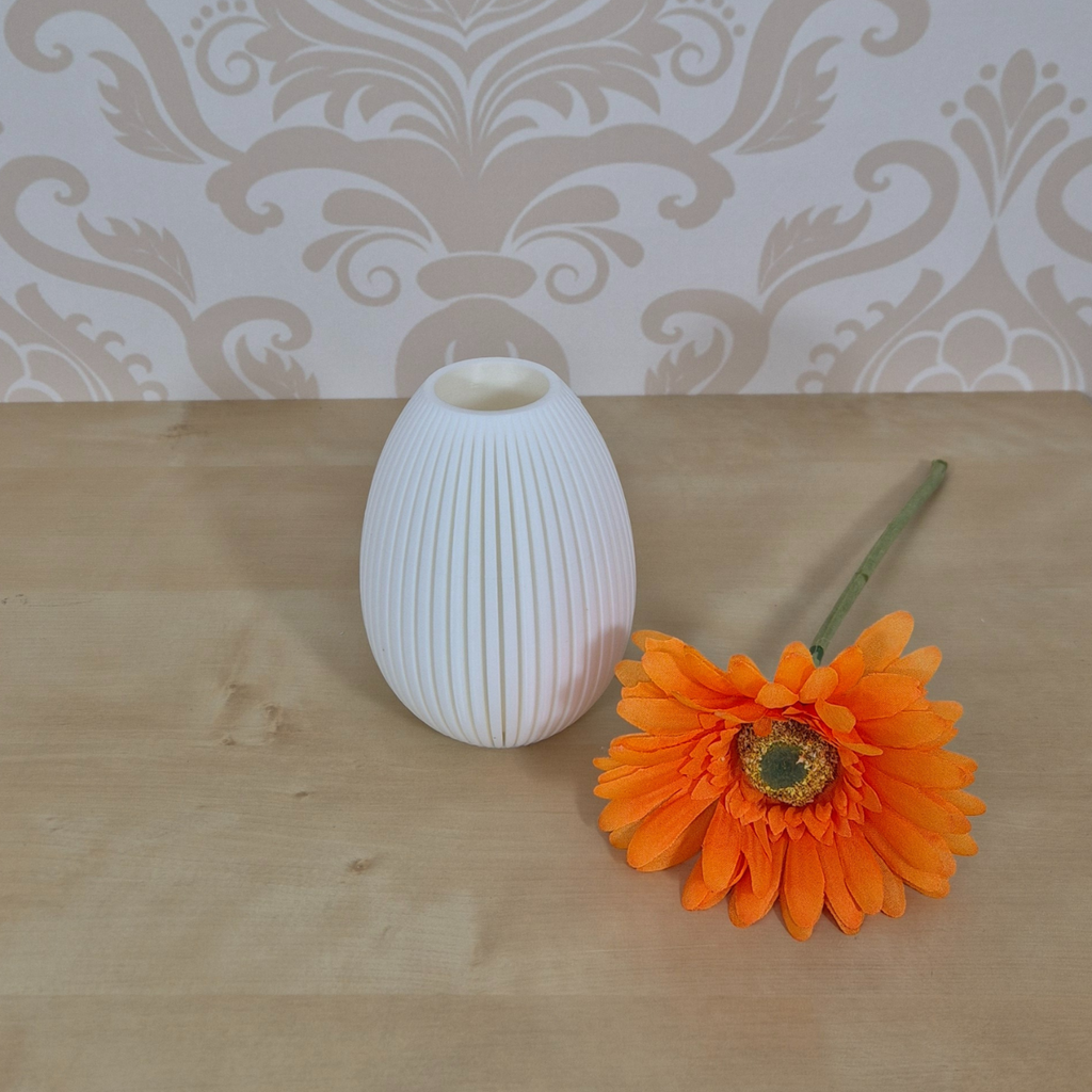 Waterproof Ribbed Easter Egg Vase