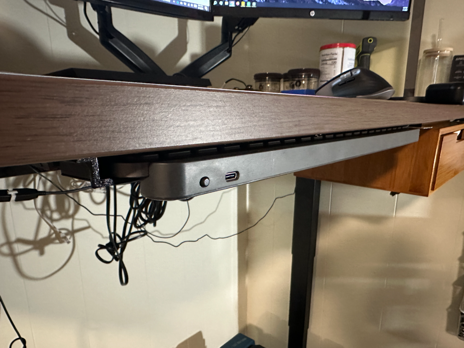 Under Desk Storage Mount for Keyboard MX Keys