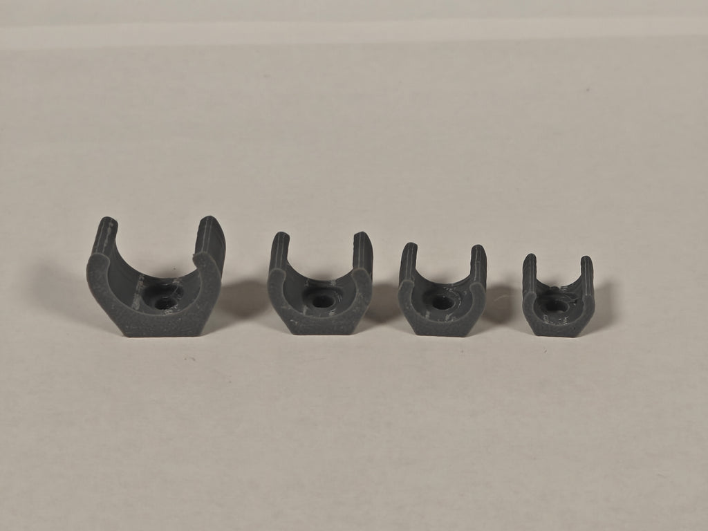 Micro Pipe & Tube Clips | 8-15mm (M3)
