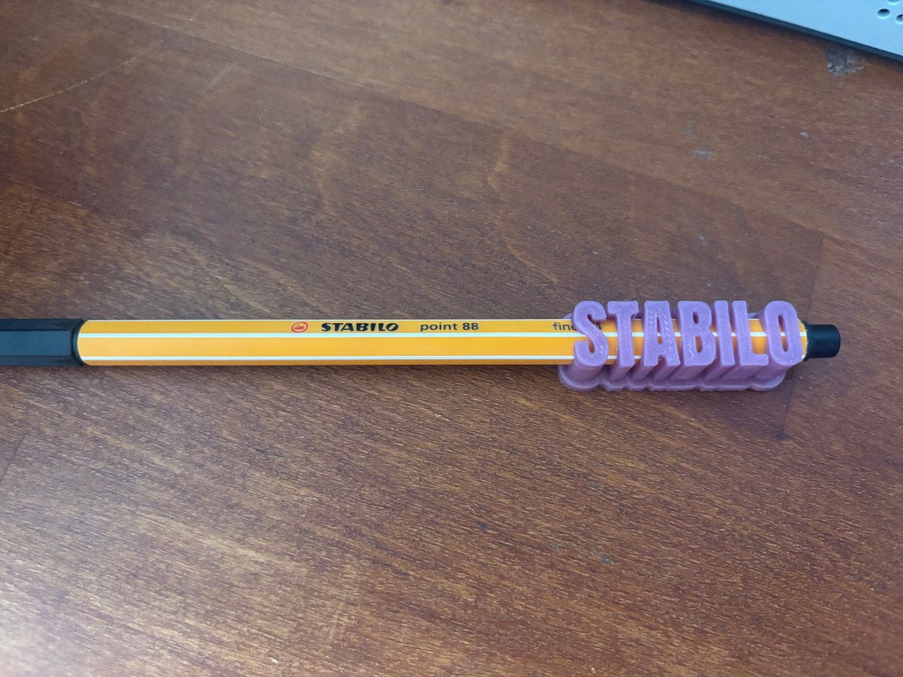 Stabilo & Pencil Customizable Tag