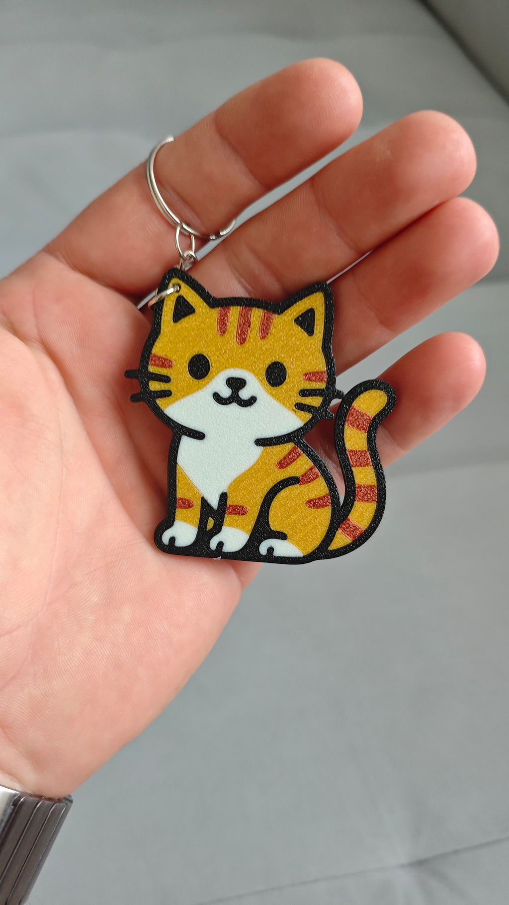 Cute Cat - Keychain