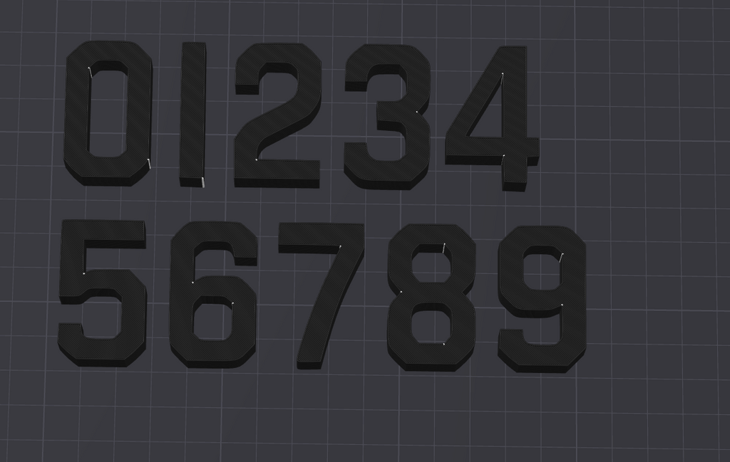 Numbers Zahlen Deko Geburtstag