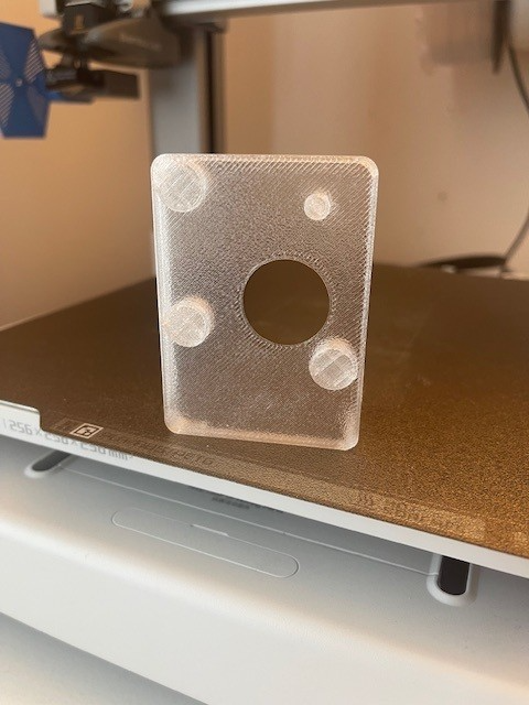 A1 Extruder Cover Transparent with magnets
