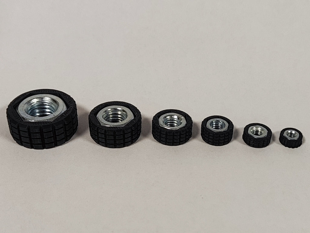 Rugged Thumb Nut Covers | Grip Knobs (M3-M10)