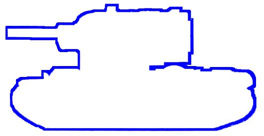 KV2 tank cookie cutter