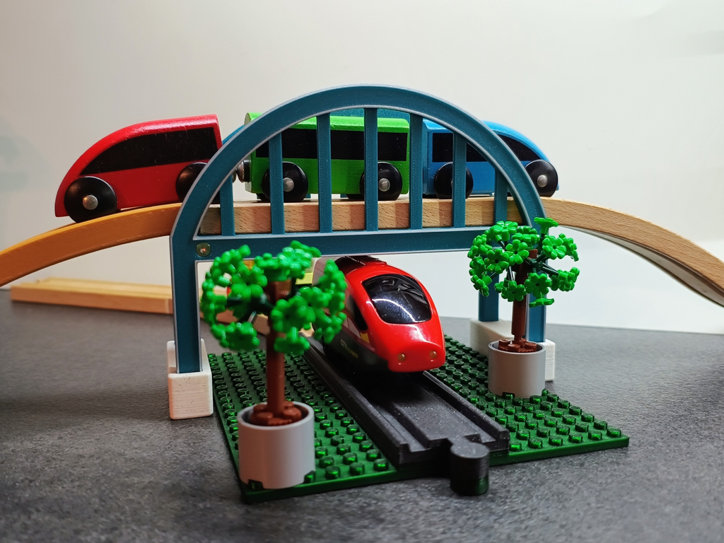 Railway bridge (wooden rails)