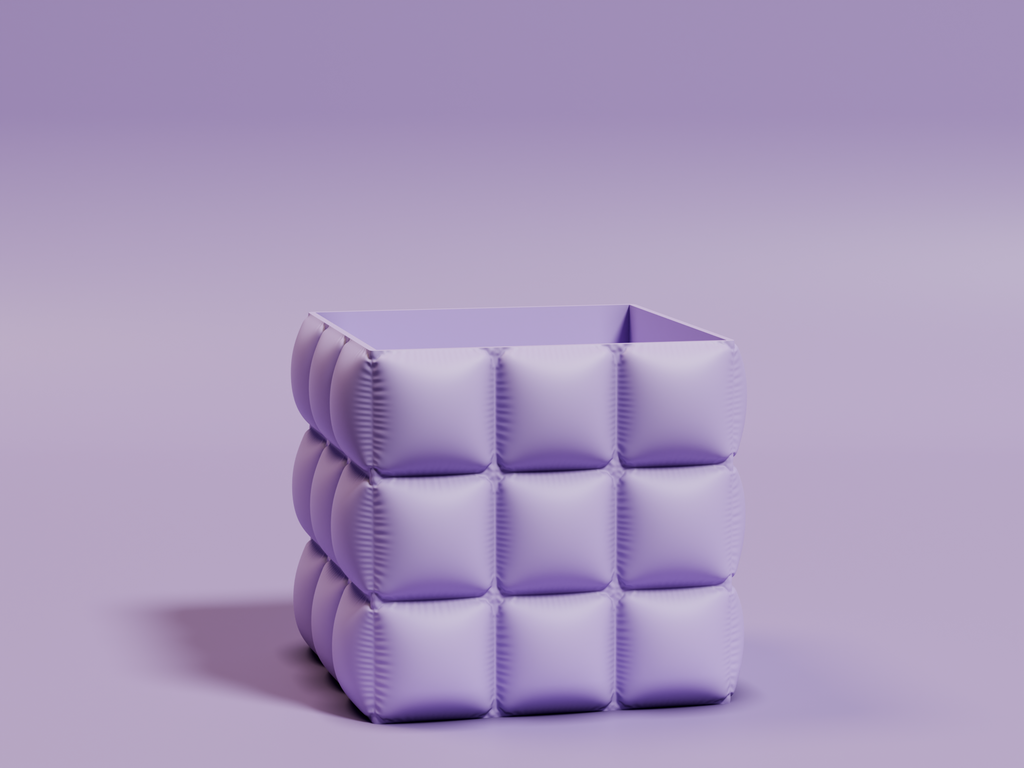 Cloth Plant Pot - The Rubix (Com. Lic.)