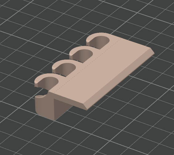 Cable holder with hanger