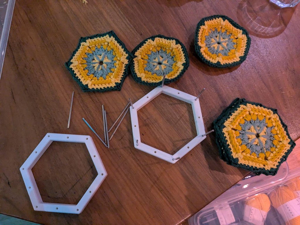 Hexagon blocking board 5,5 cm