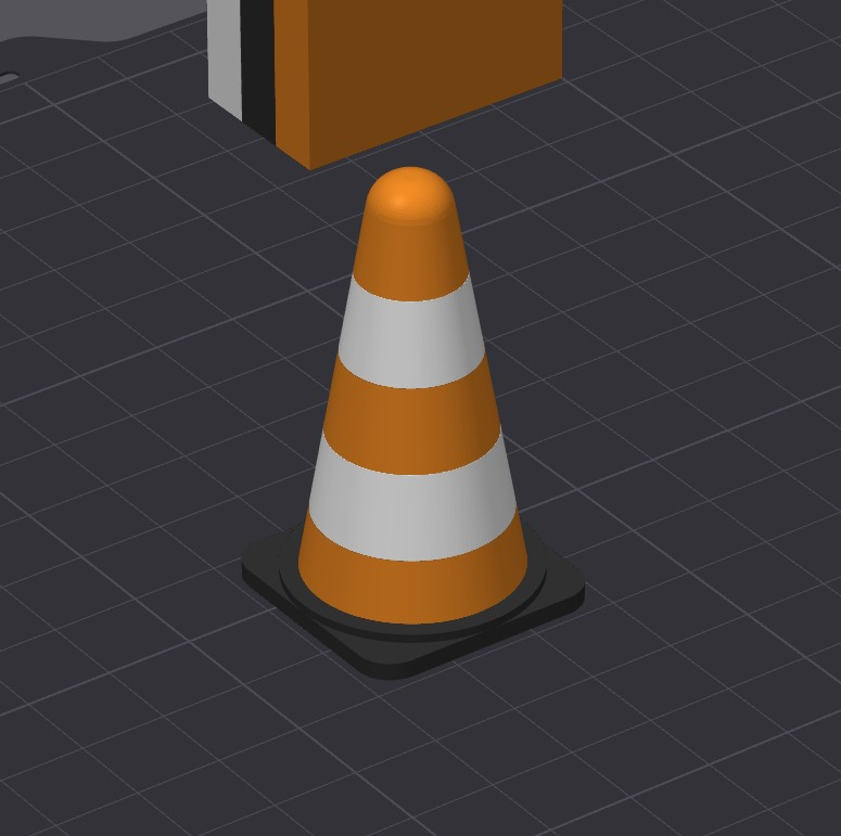1/10th Scale Traffic Cone 0.5m