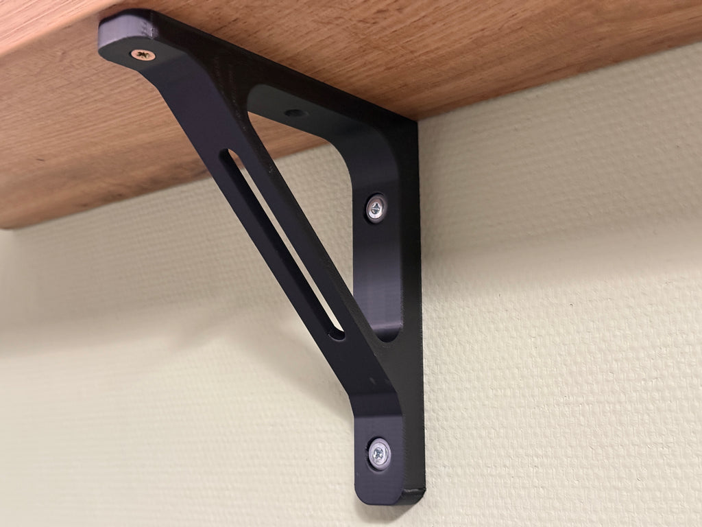 Heavy-Duty Reinforced Shelf L-Bracket
