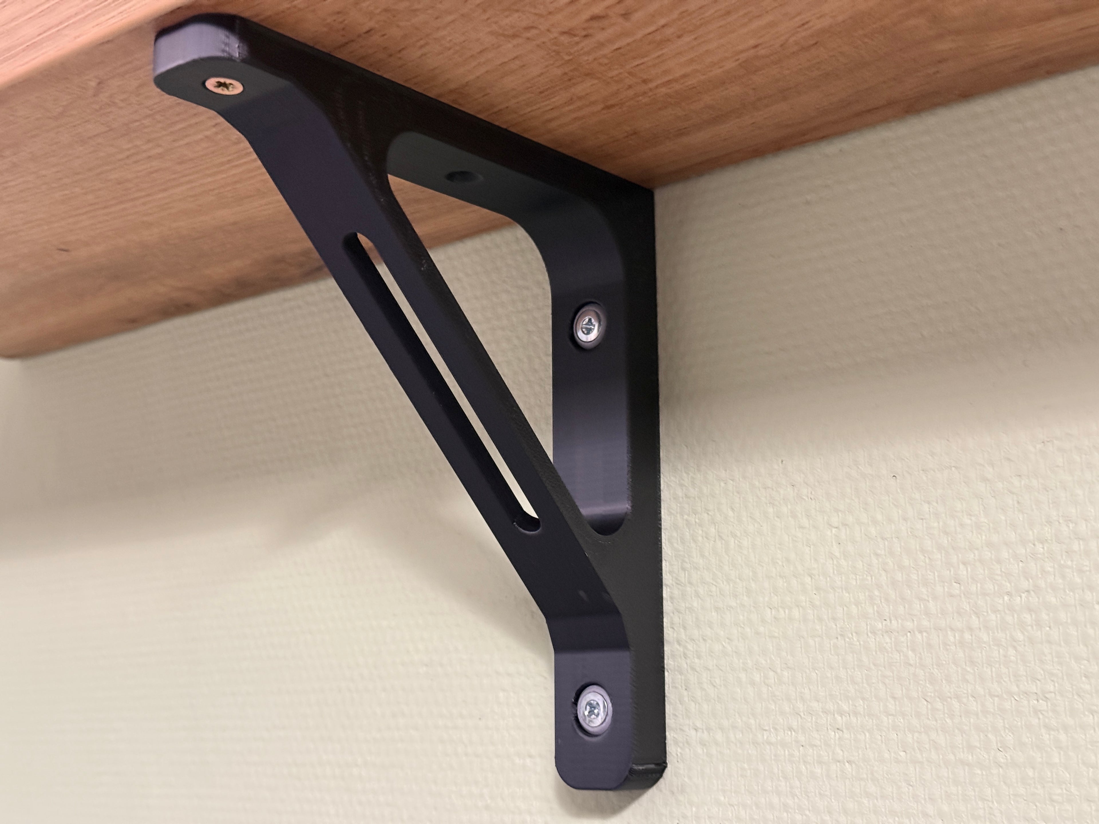 Heavy-Duty Reinforced Shelf L-Bracket