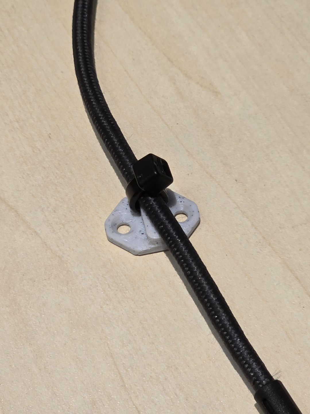 Dual slot cable tie anchor