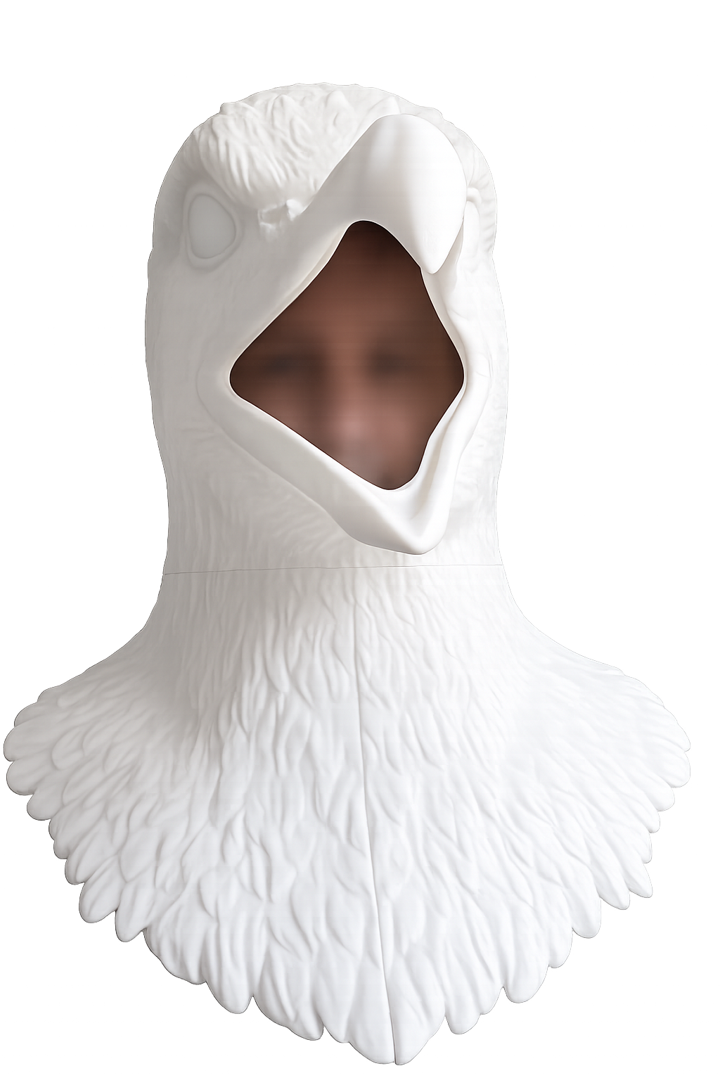 Life-Size Wearable Seagull Head Mask