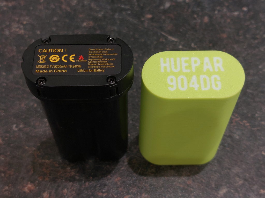 Battery case for Huepar 904DG laser level