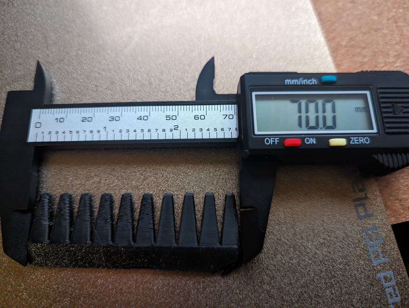 Accurate test of 20-30 degree overhang angle and layer height