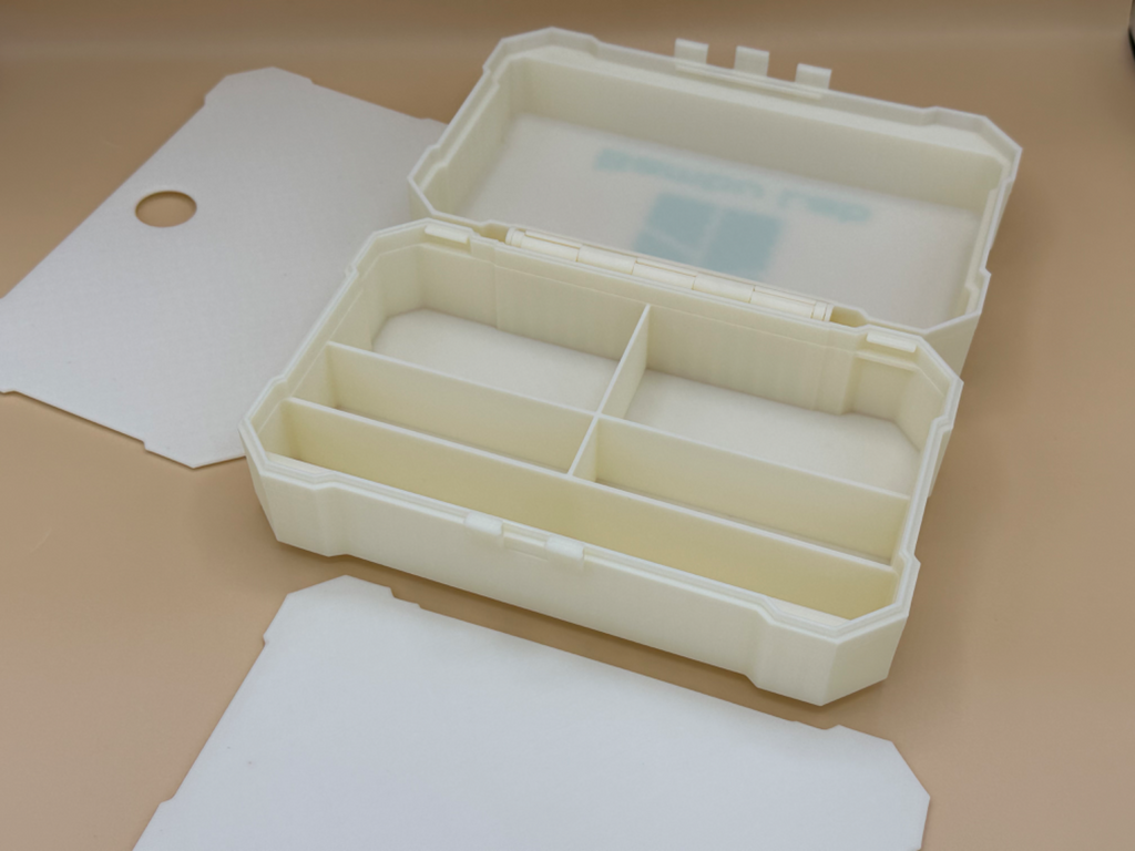 "Print-in-place" Bambu Lab Bento Box / Brotdose Easy and Customizable Storage