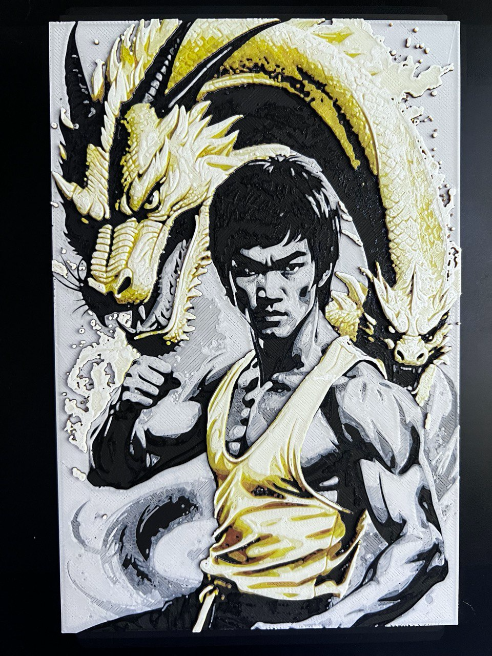 Bruce Lee hueforge