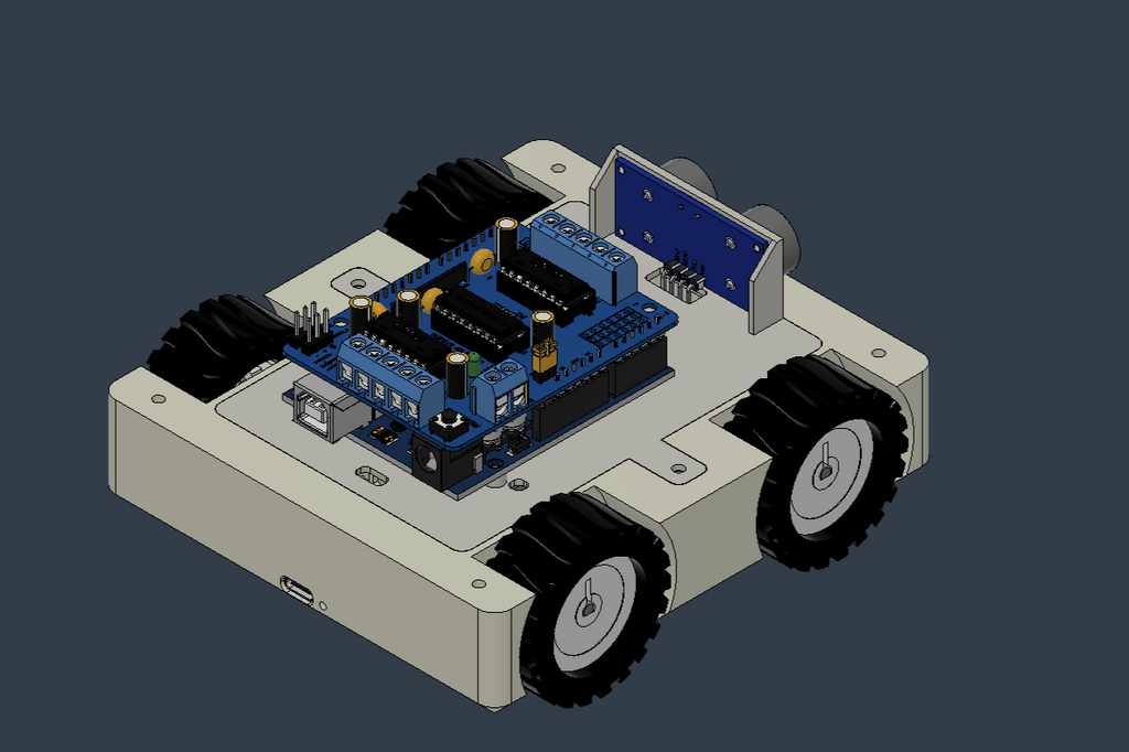 N20 Micro-Gear Robot Chassis 4WD
