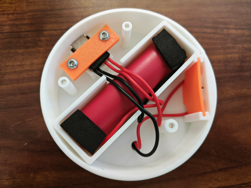 适用于拓竹LED灯套件的18650电池底座/18650 led battery base for bambulab LED Lamp 001 kit