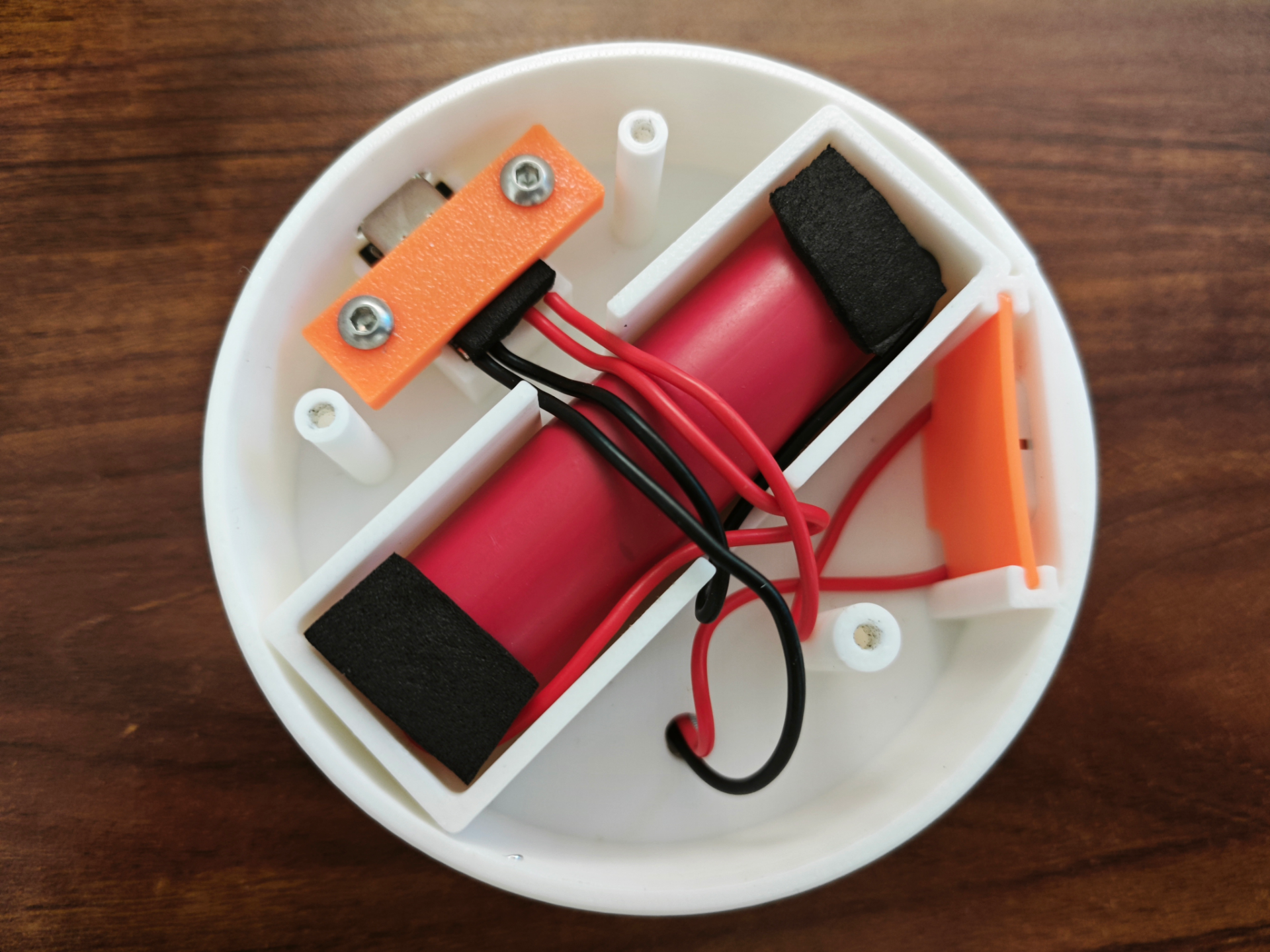 适用于拓竹LED灯套件的18650电池底座/18650 led battery base for bambulab LED Lamp 001 kit