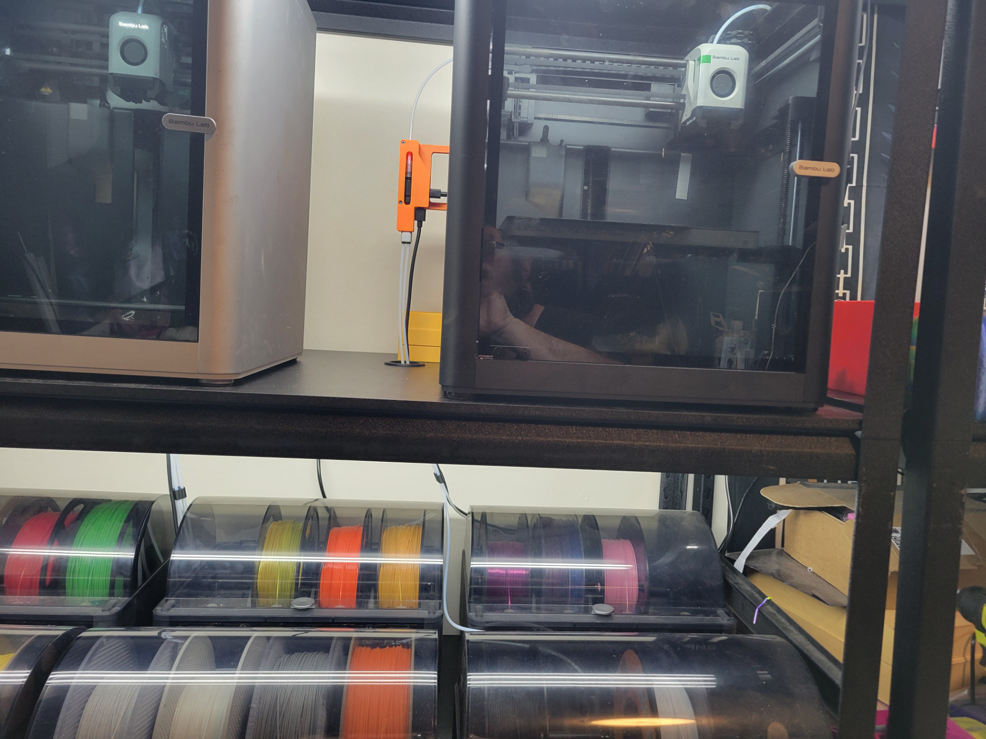 AMS Downward Facing Hub - using AMS Lite Hub on the X1 or P1 machines