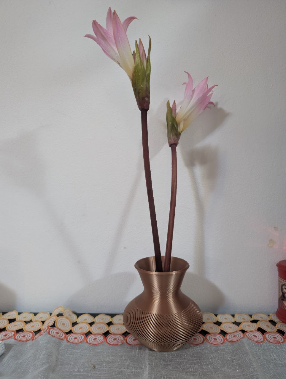 Ancient copper vase
