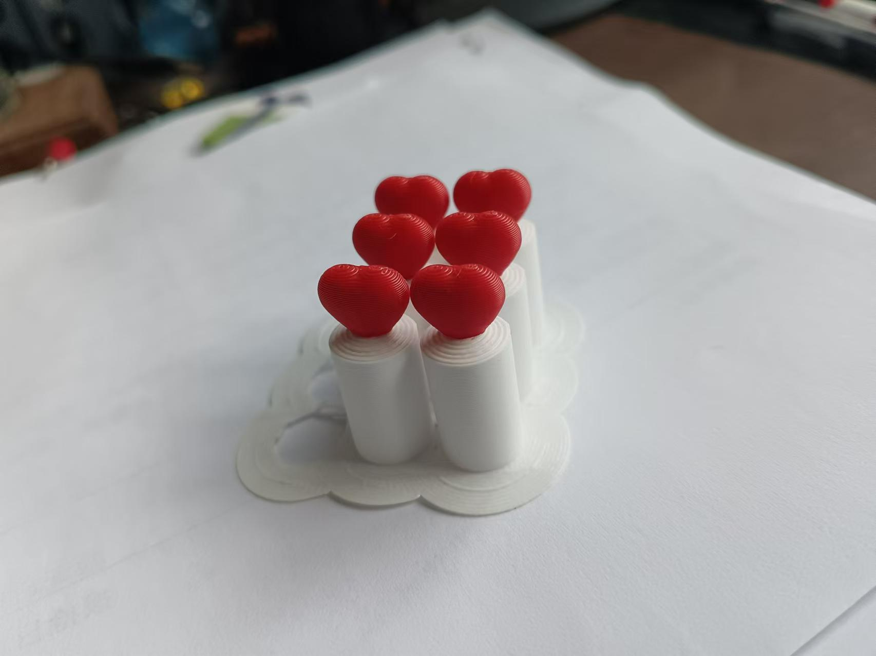 爱心铅笔帽（单个打印仅需7分钟）