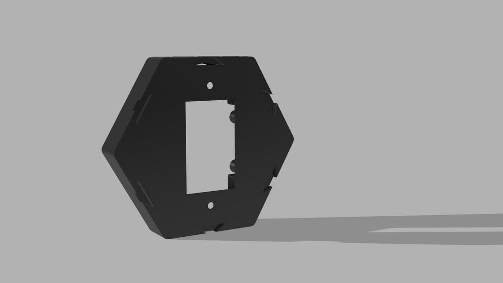 Hexagonal medal holder