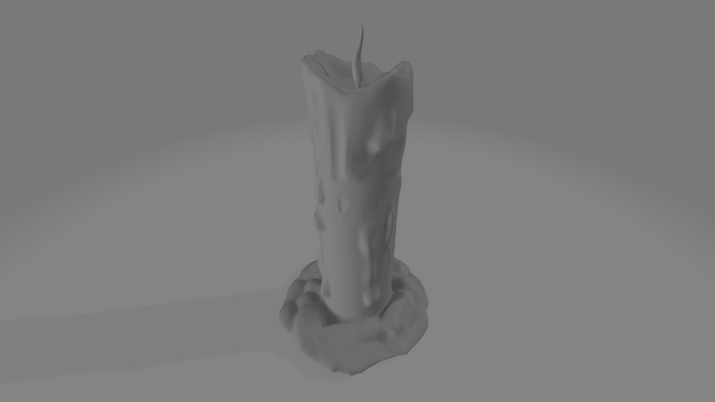 Trick Candle (supportless, scalable)