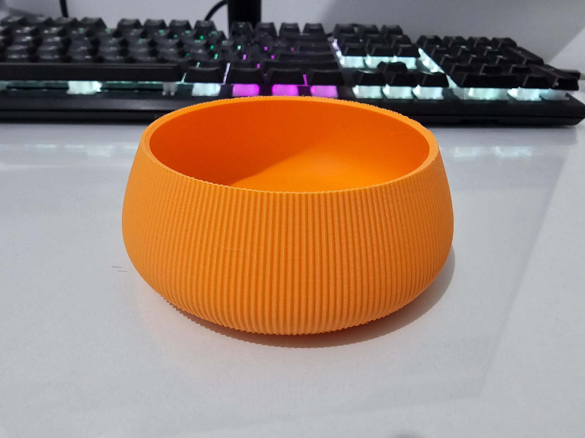 Small Orange Vase