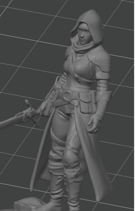DnD Human Female Rogue 28mm