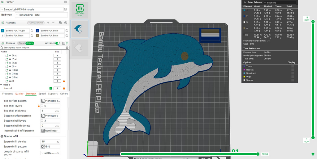 Dolphin Puzzle 21pc