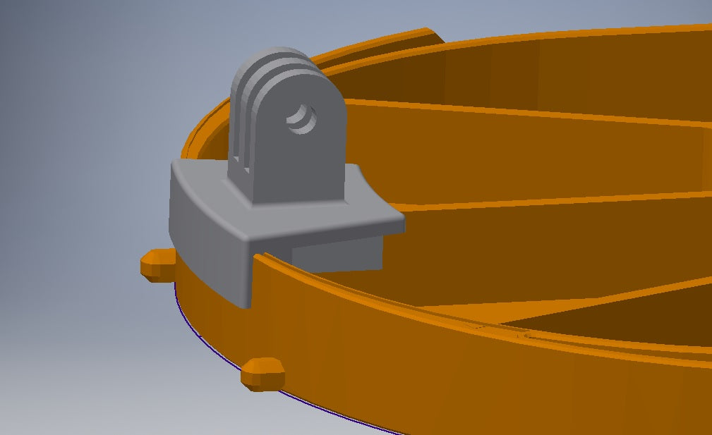 GoPro mount for Faceshield